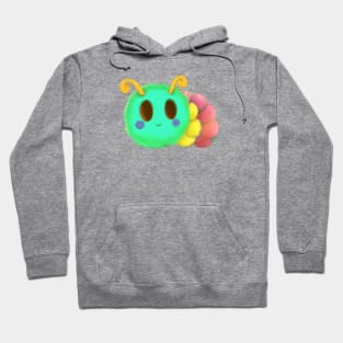 Cute Caterpillar Drawing Hoodie